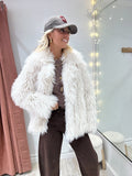 Fourrure Abby beige