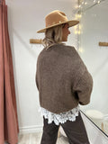 Gilet Cléa marron