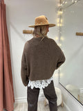 Gilet Cléa marron