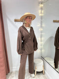 Ensemble Kenza marron
