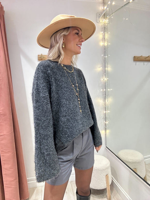 Pull Mélanie gris