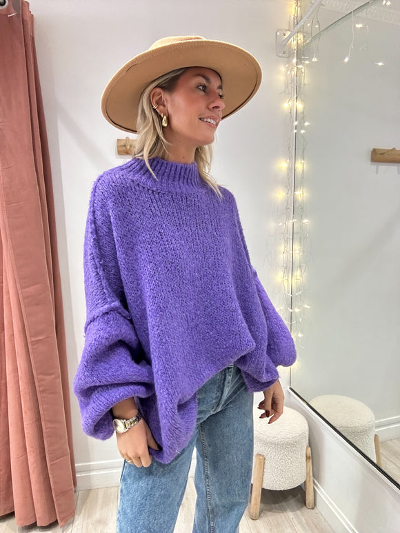 Pull Boubou violet