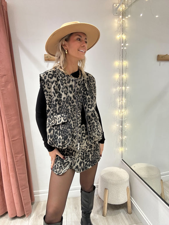 Veste Rita léopard