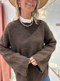 Pull Mélanie marron