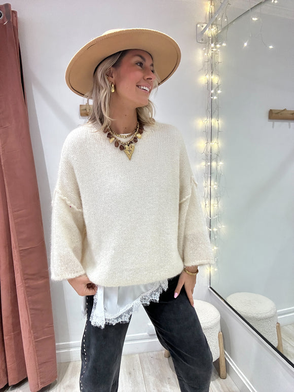 Pull Imen écru