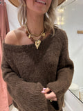 Pull Charlotte marron