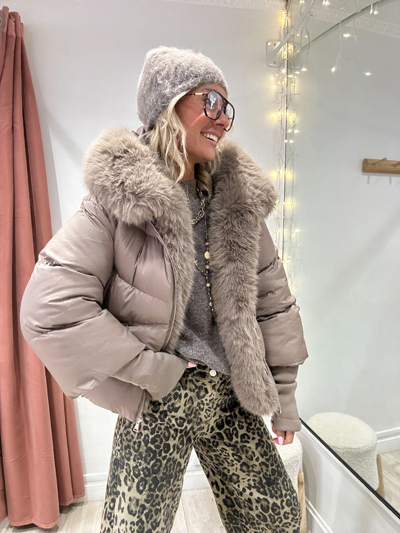 Doudoune Danaé Taupe