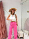 Pantalon Andréa rose