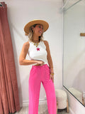 Pantalon Andréa rose