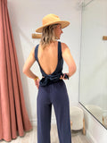 Pantalon Andréa bleu