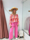 Pantalon Lio rose