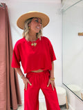 Jogging Britney rouge