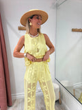 Pantalon Palma jaune