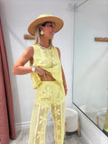 Pantalon Palma jaune