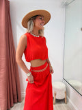 Ensemble Arya orange