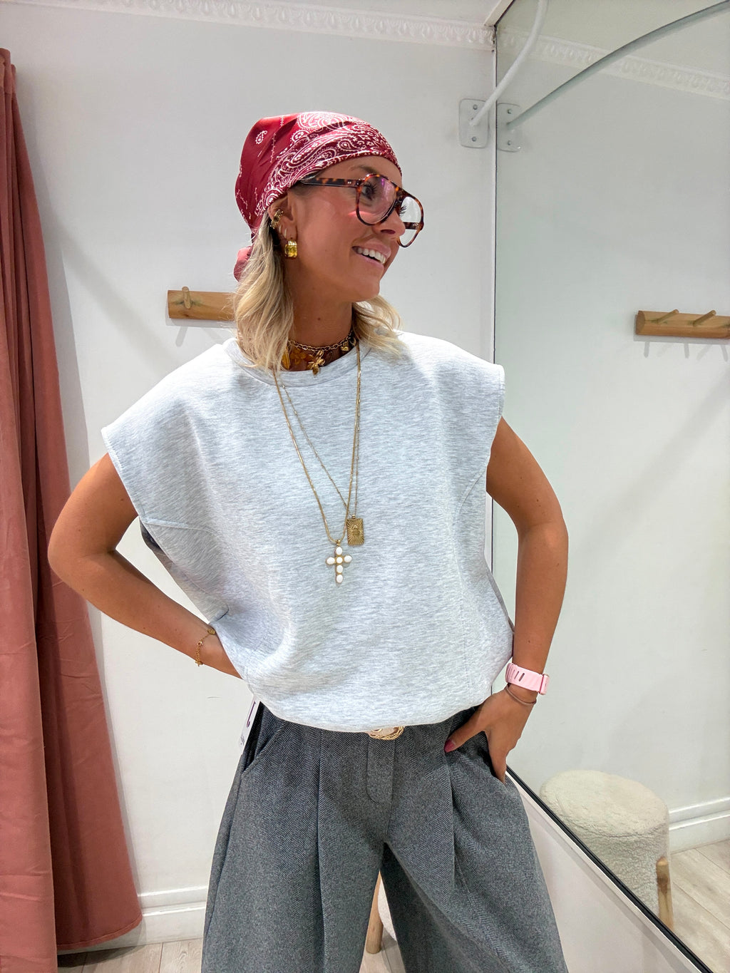 Sweat Mayleen gris