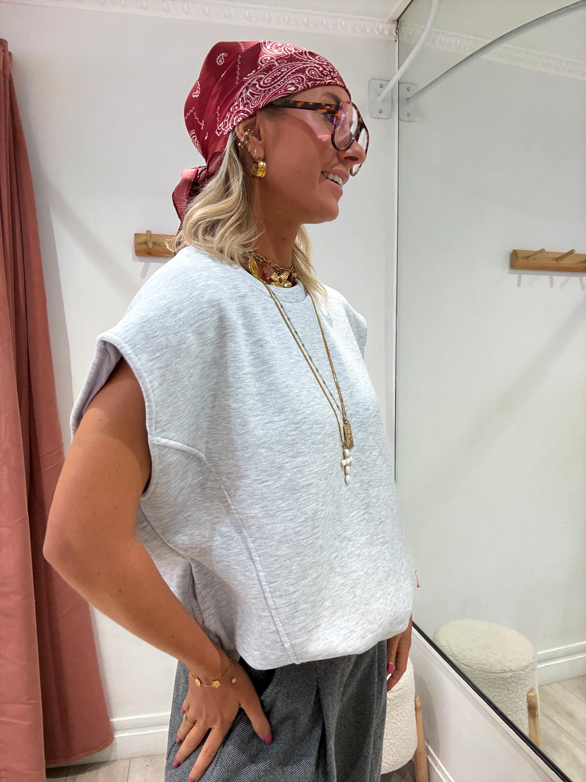 Sweat Mayleen gris