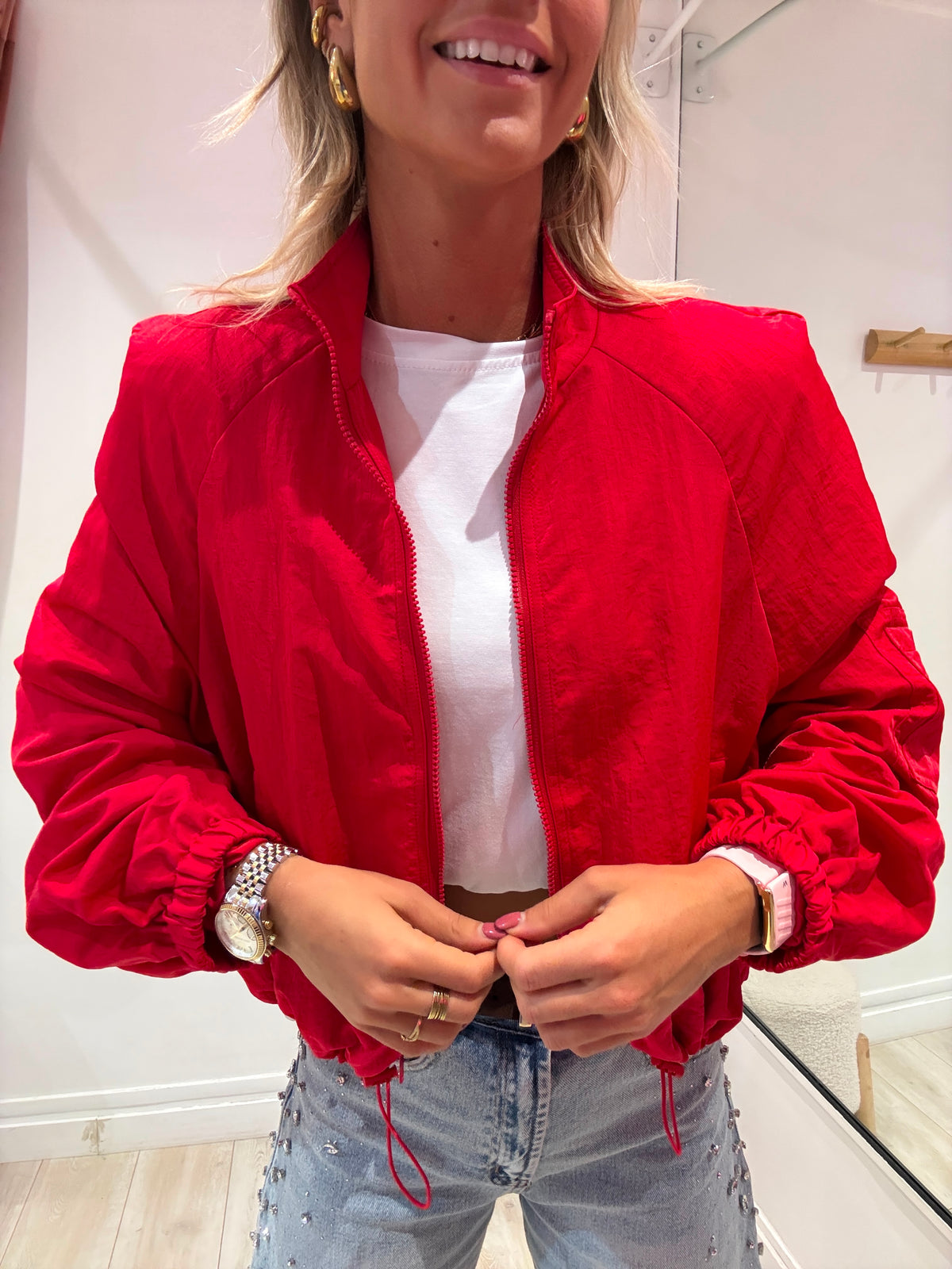 Veste Tomy rouge