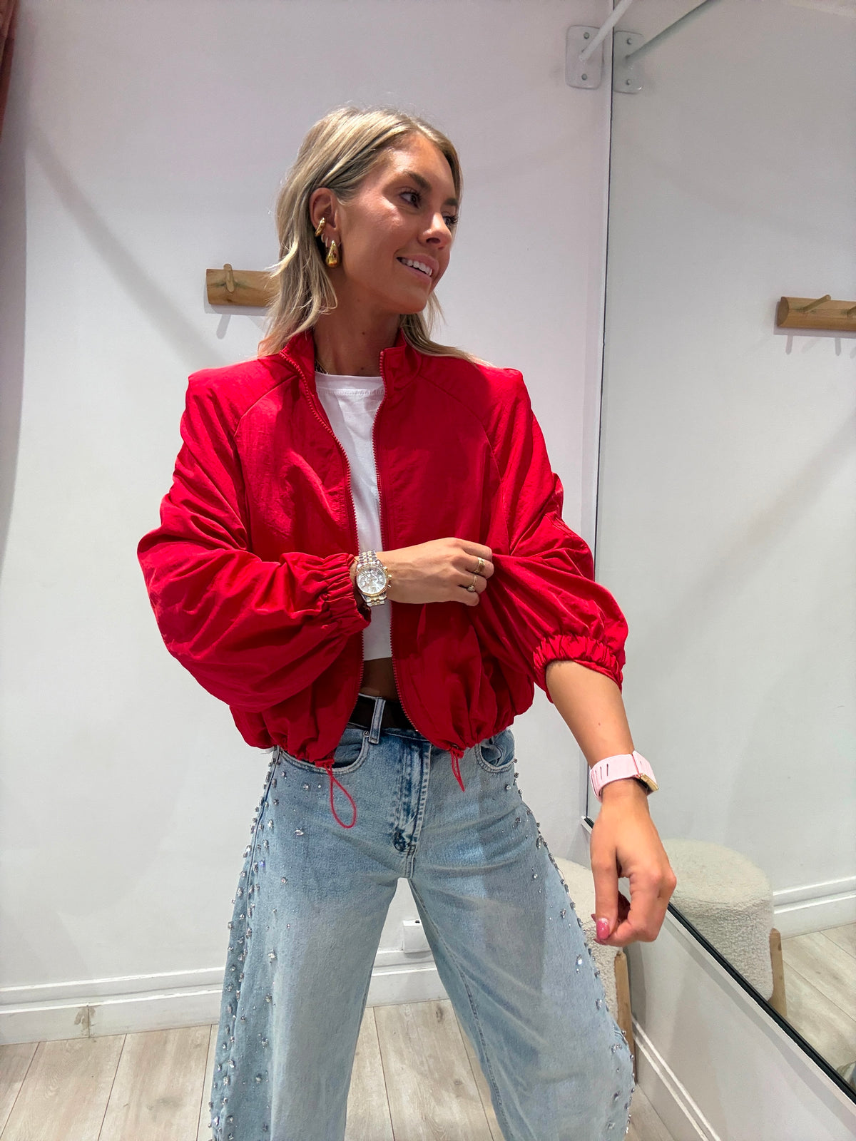 Veste Tomy rouge