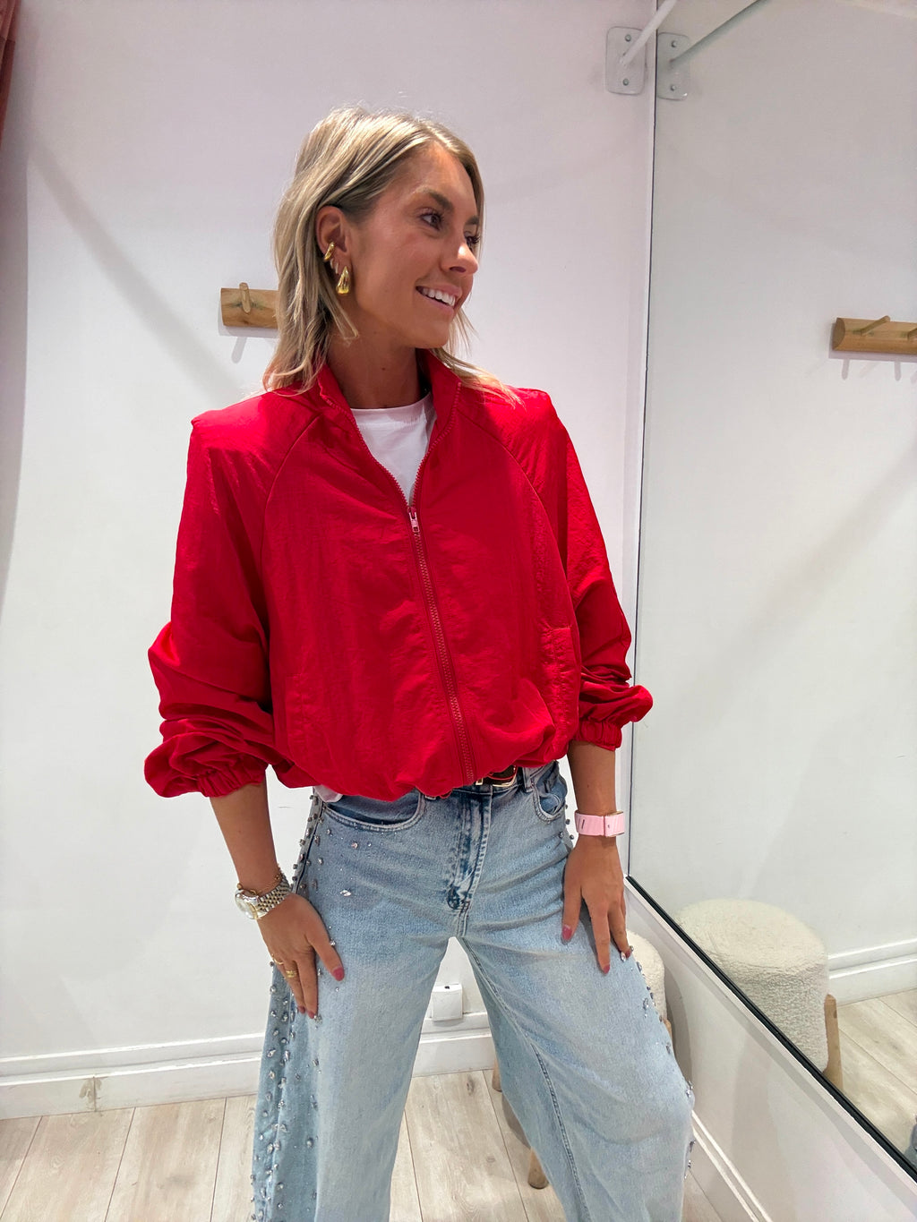 Veste Tomy rouge