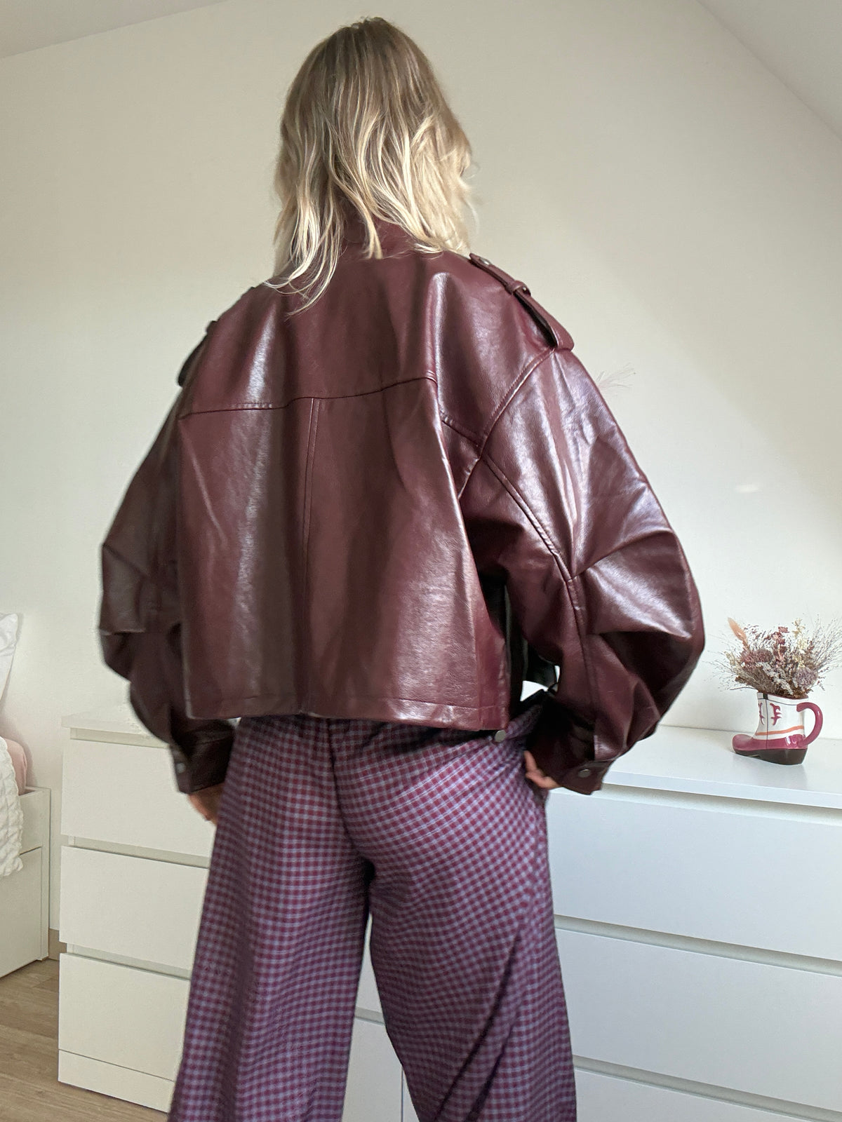 Veste Hector bordeaux