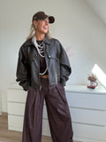 Pantalon Cassie marron