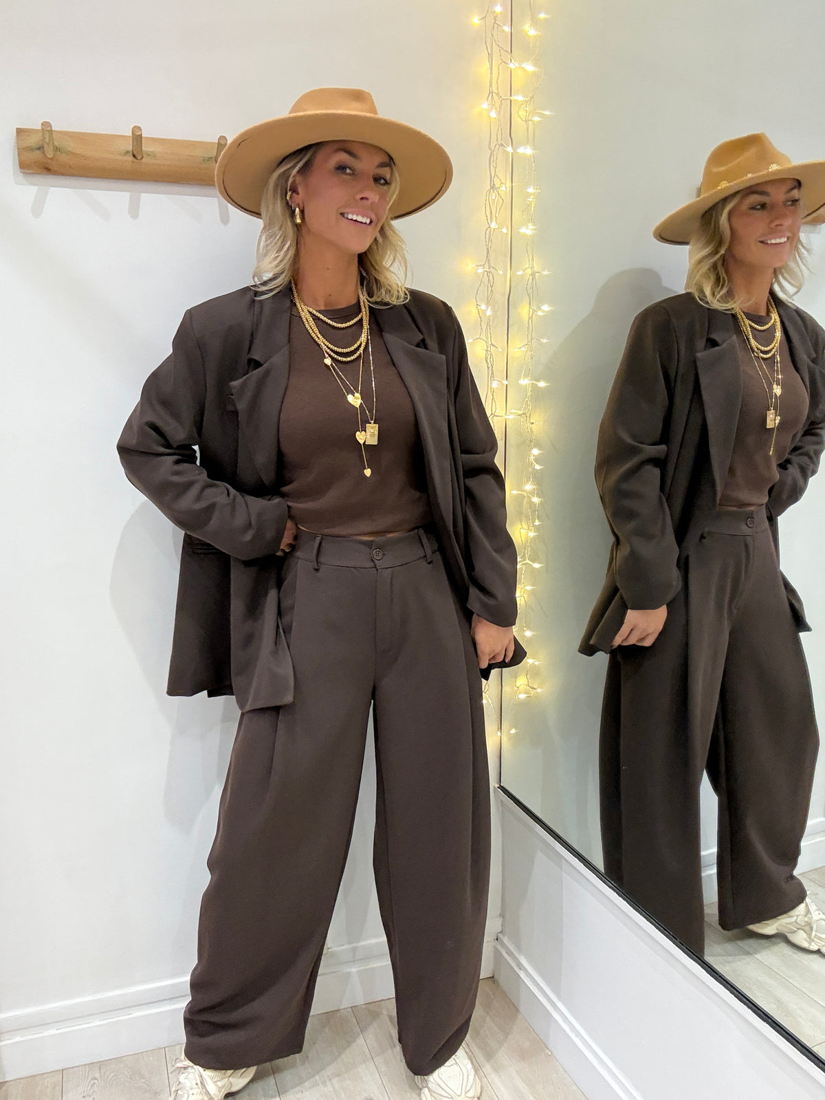 Ensemble Emma marron