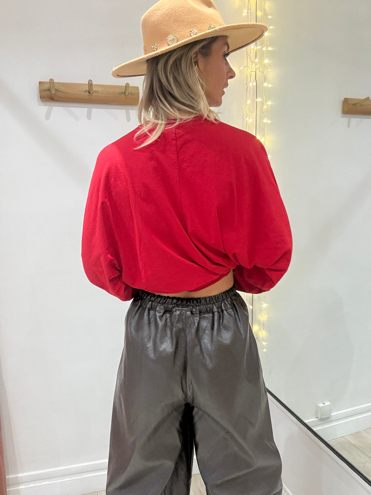 Pantalon Nathy marron