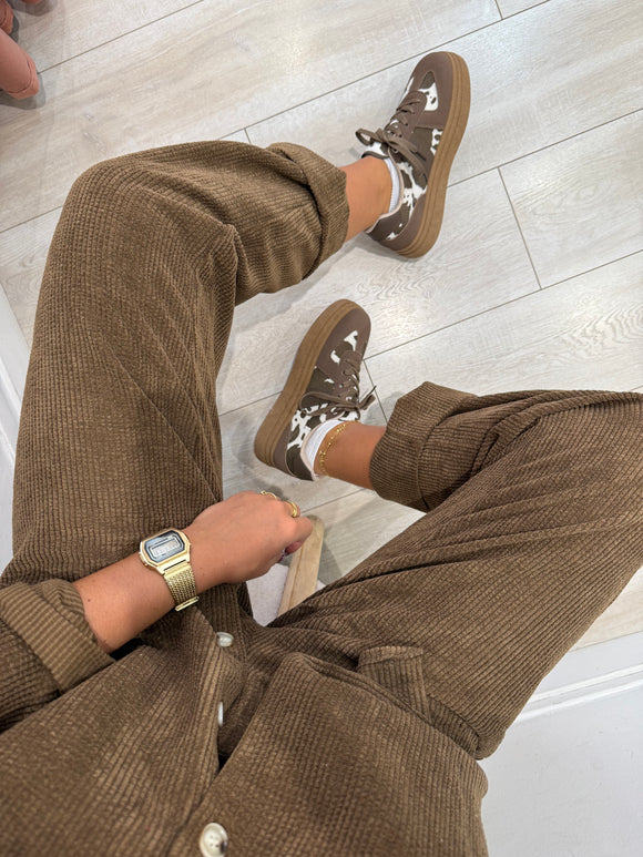 Pantalon Amelia marron