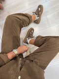 Pantalon Amelia marron