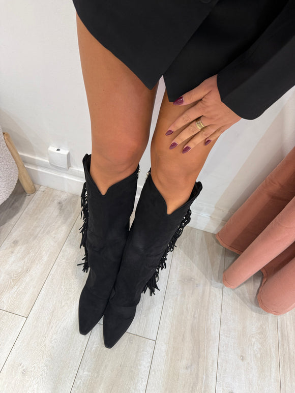 Santiags Sienna noires