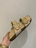 Sandales Ibiza beige