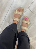 Sandales Ibiza beige