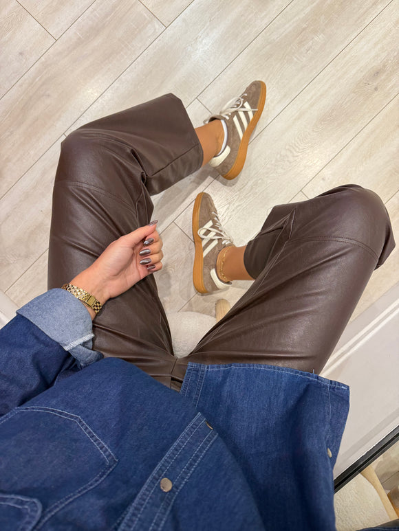 Pantalon Mathis marron