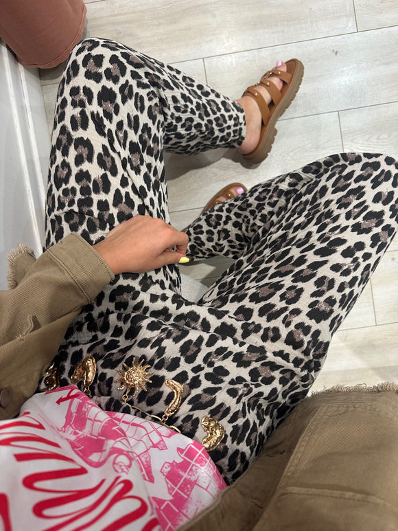 Pantalon Jane leopard
