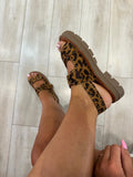 Sandales Jane léopard