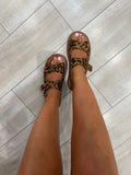 Sandales Jane léopard